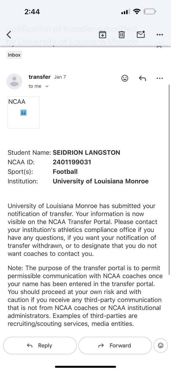 seidrion's tweet image. I’m officially in the portal with 1-2 years left.  6’3 225 maniac