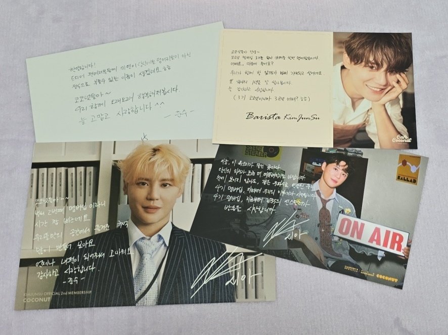 tldkwnstnvos's tweet image. 1~4기 준수의 애정가득 멤버십 웰컴메시지🥹