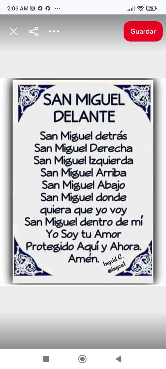 Buenos días!
#SanMiguel #Oración #Bendiciones