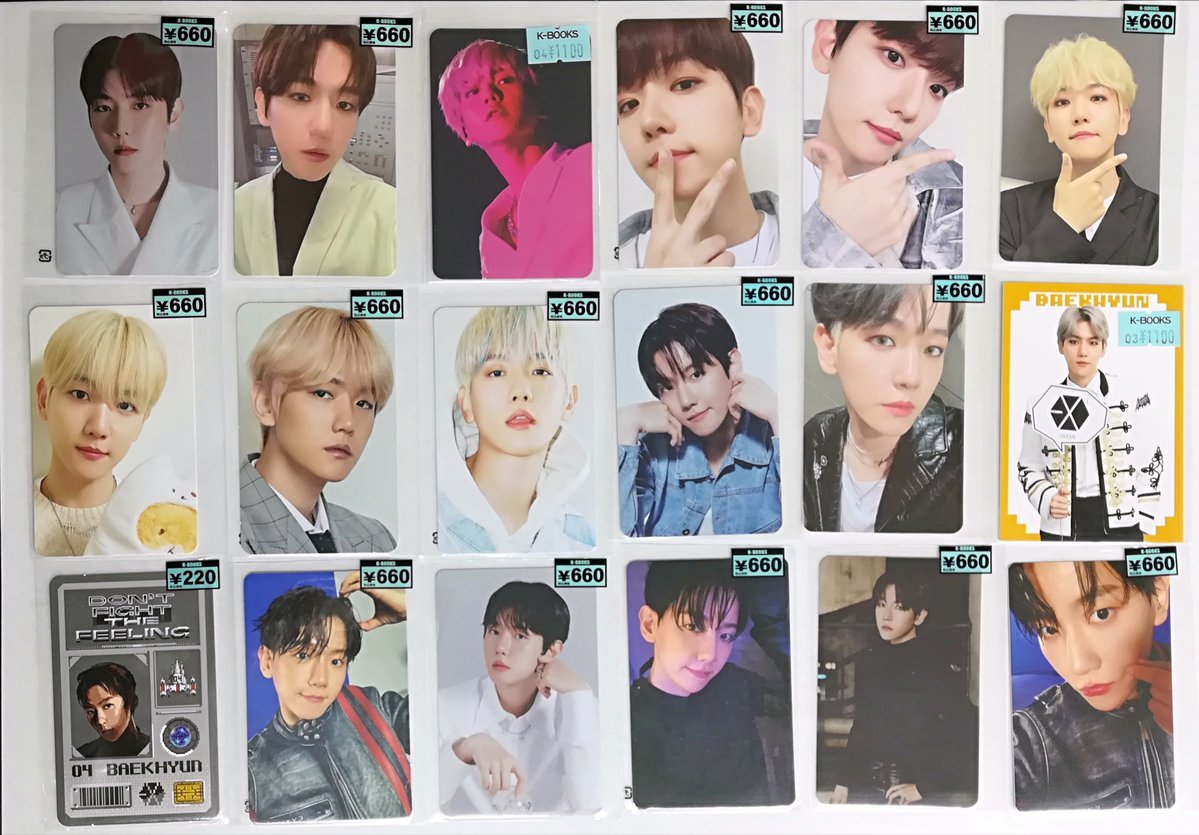 商品情報】 「EXO」より ベッキョンさんのトレカを販売中！！ なんば壱