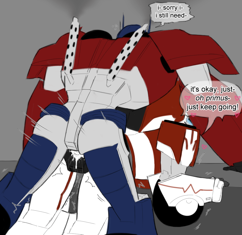 koumori_666's tweet photo. #valveplug
i imagine optimus rarely gets into heat cycles due to the matrix, but in the rare cases where he does ratchet is very enthusiastic about helping ;) https://t.co/tfAjnhK1te
