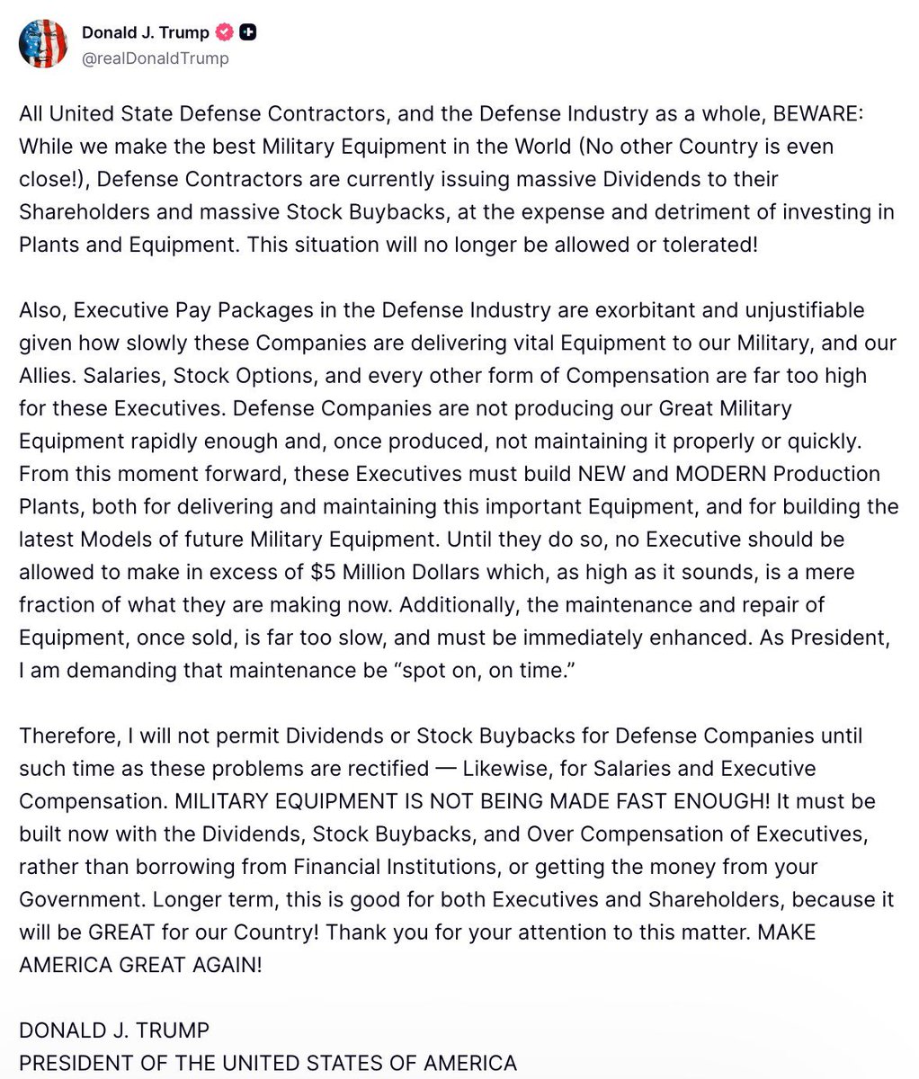 Apparently Donald is going to prevent communism in America by having the State control industry.