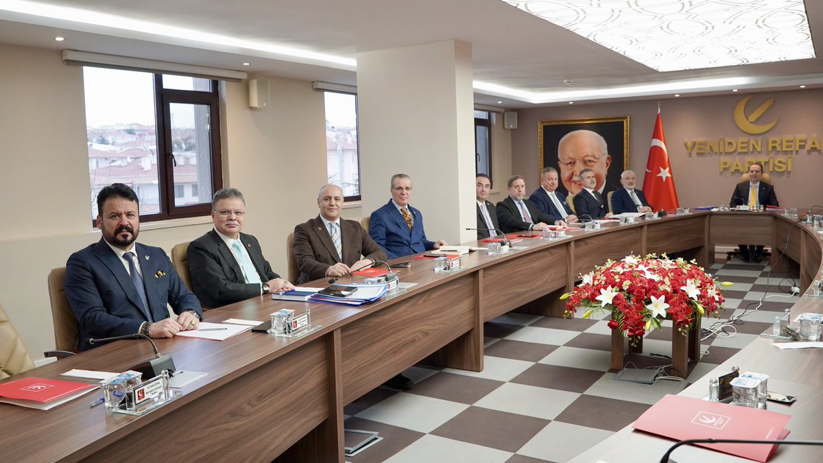 Genel Başkanımız Dr. Fatih Erbakan’ın başkanlığında MYK toplantısı başladı.