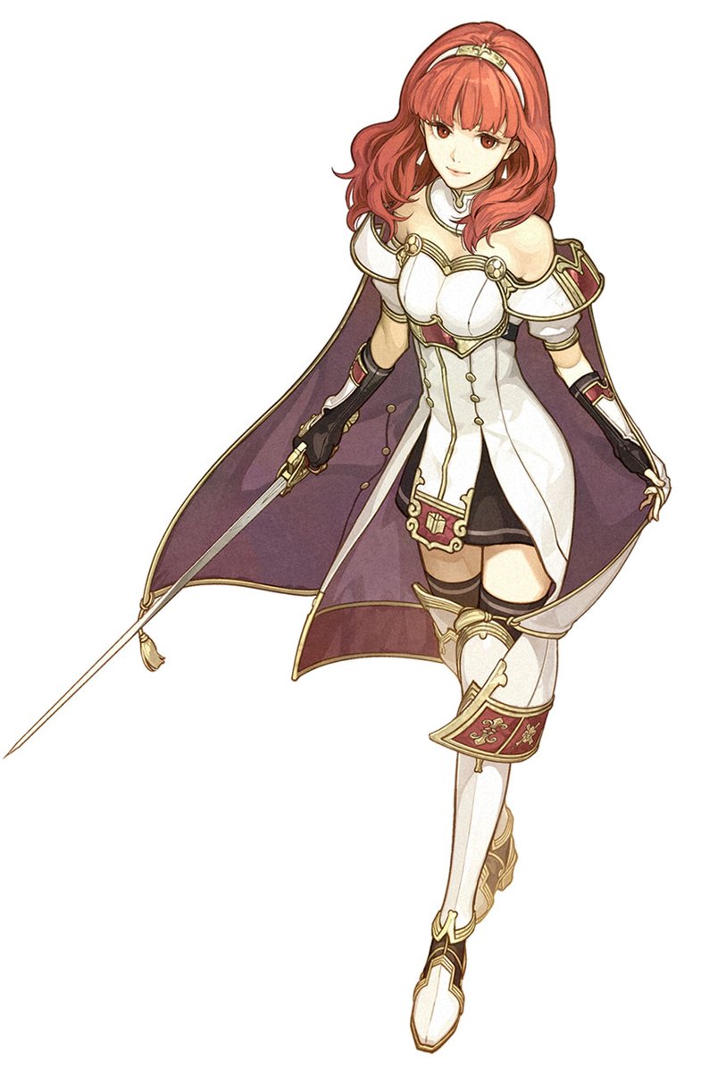 creativeuncut's tweet photo. Celica character design from Fire Emblem Echoes: Shadows of Valentia by artist Hidari. 

More art from the game: https://t.co/5m2MVjeK24 https://t.co/v4uDz524Yy