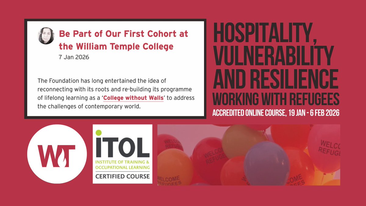 William Temple Foundation tweet media