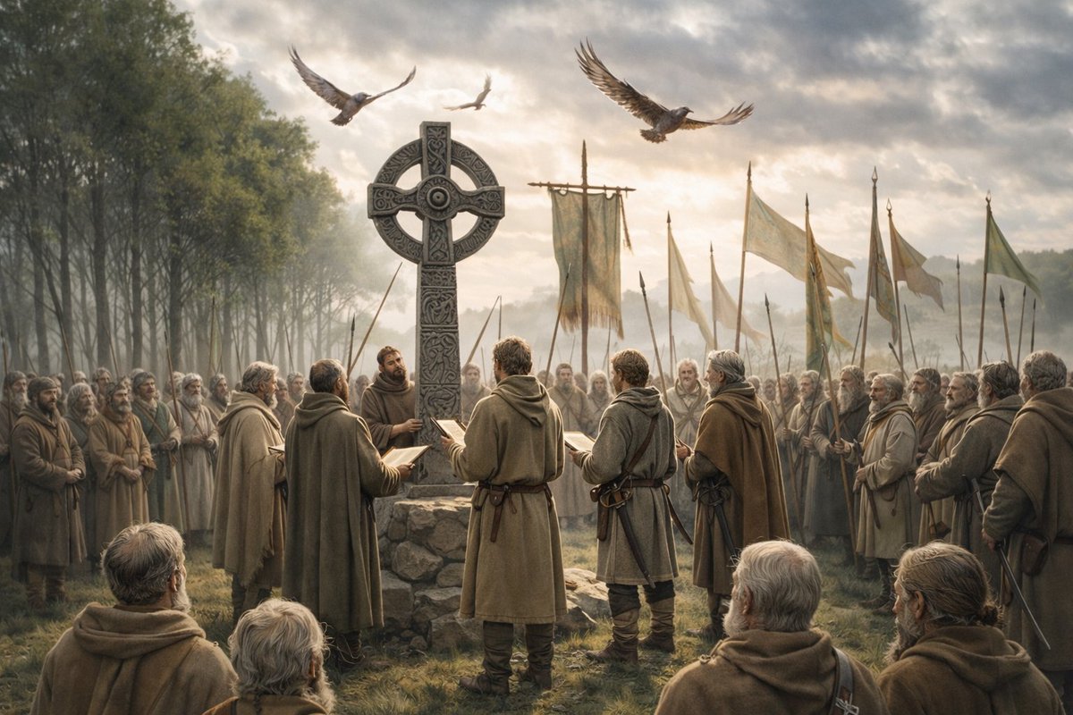 TradEngland's tweet image. Long before Augustine arrived in 597 AD, Christianity was already established in England and the rest of Britain. This native, orthodox faith was shaped by monastic discipline, Scripture, &amp;amp; the land itself. England was built with Christ at its centre. Return to Christ  🏴󠁧󠁢󠁥󠁮󠁧󠁿 

 🏴󠁧󠁢󠁥󠁮󠁧󠁿