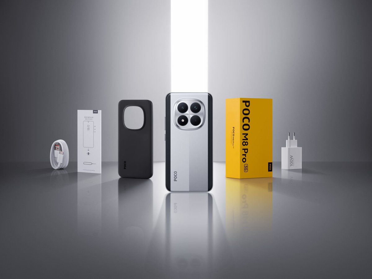 POCOGlobal's tweet photo. 📦 Say hello to POCO M8 Series — your new favorite companions.
Keep playing, scrolling, and creating all day with effortless performance.💛 https://t.co/jXykkxNNCK