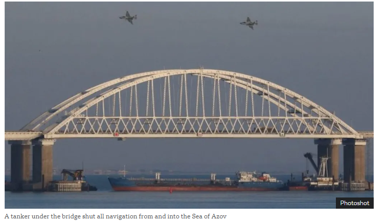 DarthPutinKGB's tweet image. The Kremlin would like to remind everyone that seizing vessels in international waters is illegal. And so is blocking freedom of navigation.