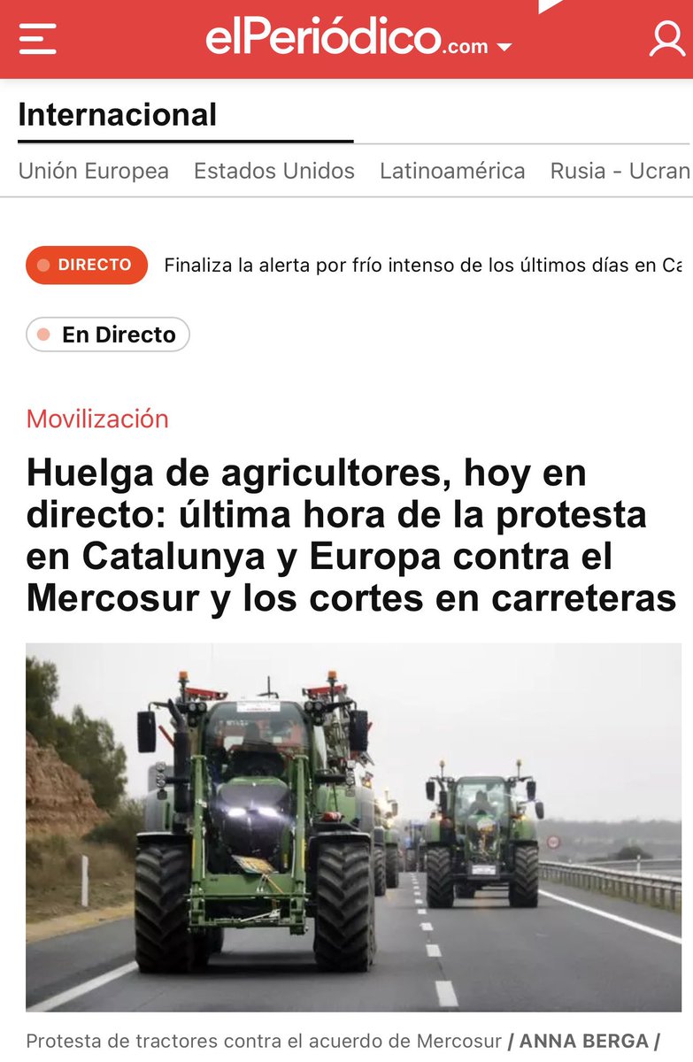 Igarrigavaz's tweet image. Hoy de nuevo el campo grita desesperado y harto de promesas incumplidas.

La ruina de los agricultores es el Pacto Verde, la Agenda 2030 y la coalición de populares, socialistas y separatistas en Bruselas que condenan a nuestro campo a la ruina y a la desaparición.