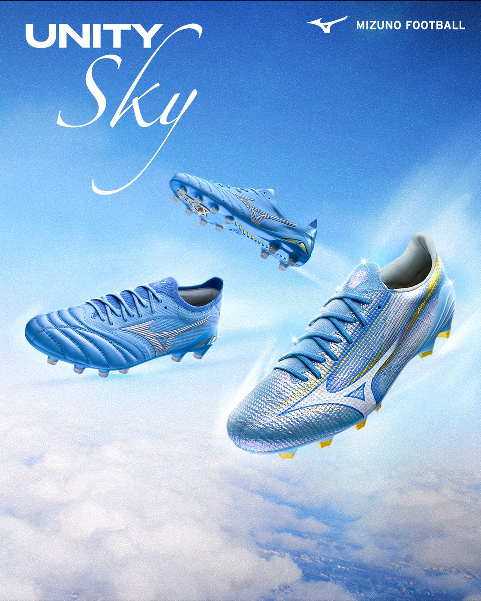 mizuno 『UNITY SKY PACK』公開 1月9日(金) 発売開始 モレリア NEO 4