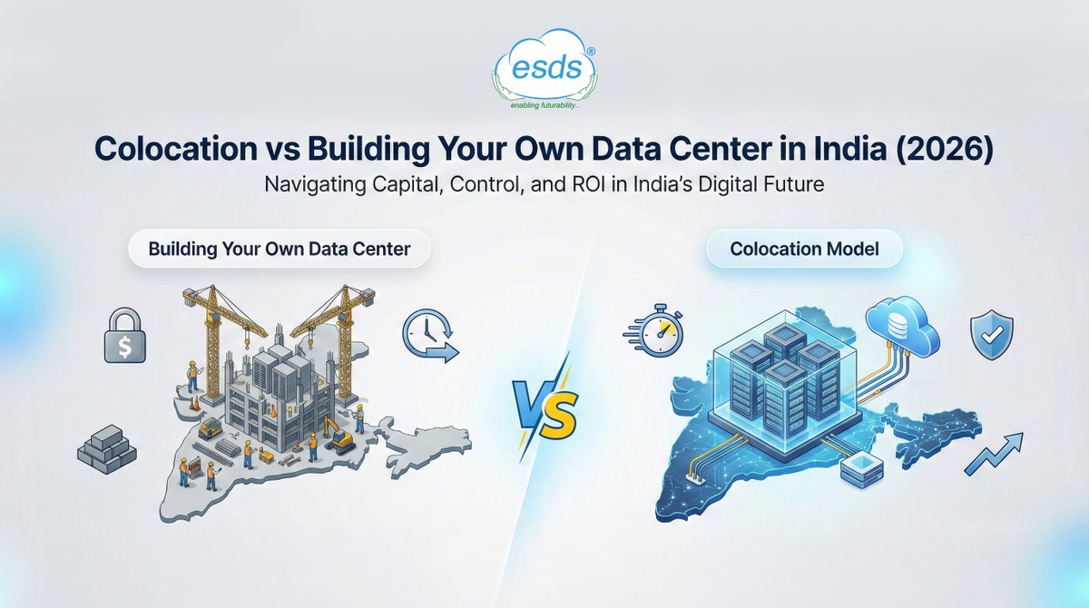 Colocation vs Building Your Own Data Center in India (2026)
ESDS provides colocation data center services designed for enterprises seeking infrastructure control with operational efficiency.
esds.co.in/blog/data-cent…
#colocation #datacenter #esds #Technology #ai #cloudtechnology