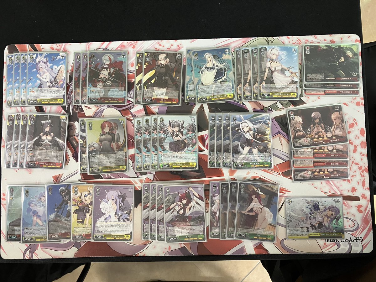 WS】アズールレーン優勝デッキレシピ(ラックス奈良柏木店(ならかしわぎ