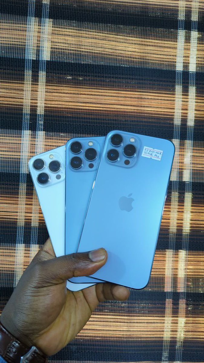 OLIMEGADGETS's tweet image. 13 Pro Max 

256gb - #700,000
512gb - #730,000