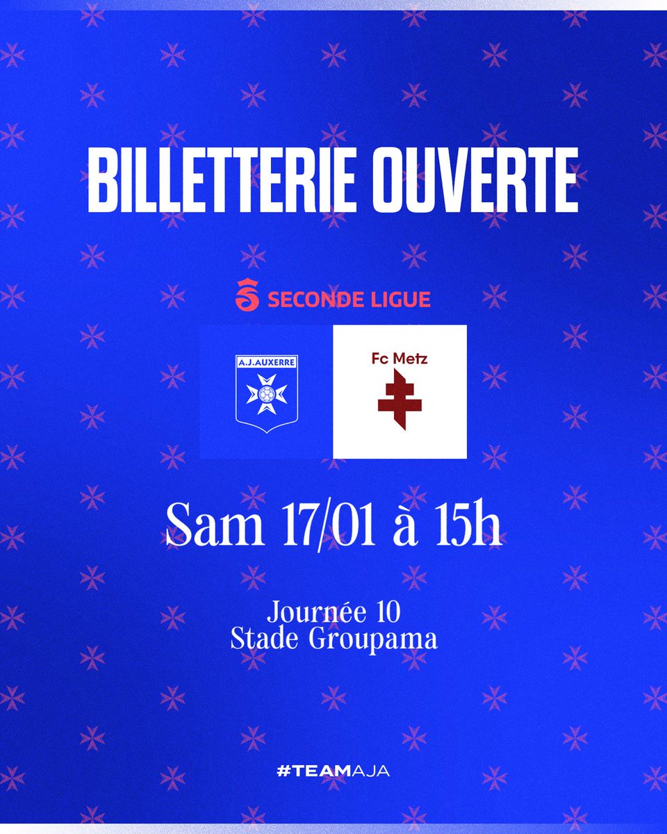 RT by @AJA: RT by @AJA: 🔜 Bientôt le retour de la @SecondeLigue ! 😃 Pour leur premier match de championnat en 2⃣0⃣2⃣6⃣, nos joueuses comptent sur votre soutien face au @FCMetz ! 🎟️ Réservez vos places sur  #TeamAJA