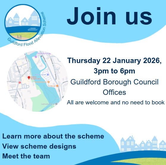 GuildfordFS's tweet image. You can also join us at Guildford Borough Council Offices on Thursday 22 January. All are welcome.