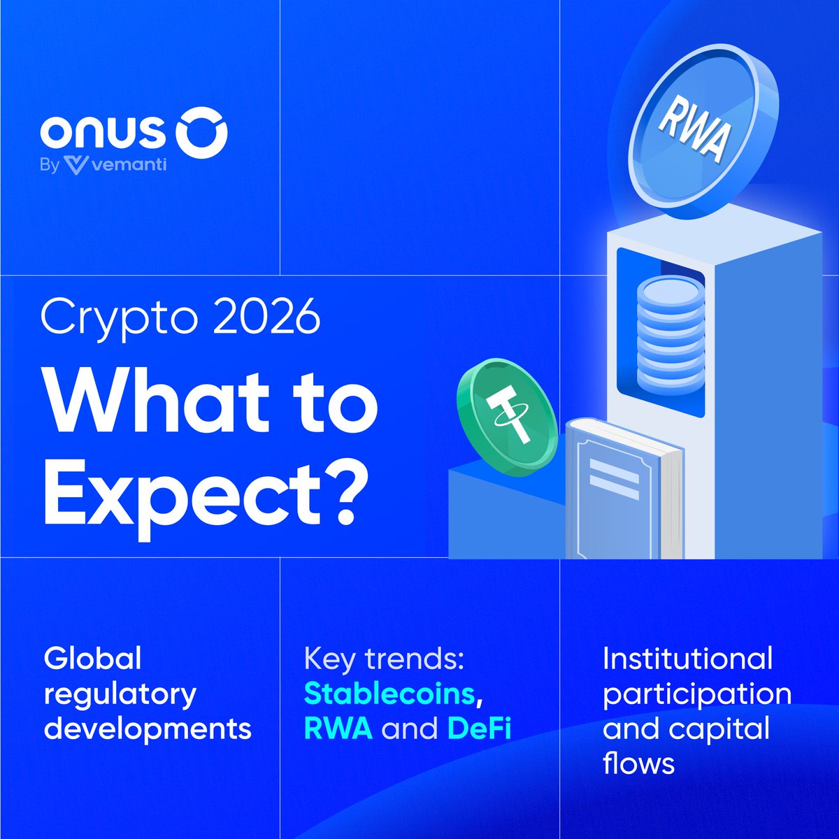 2026 is shaping up to be another milestone year, with experts forecasting  several major trends that could redefine the crypto landscape. Here are 3  highlights to watch 👇