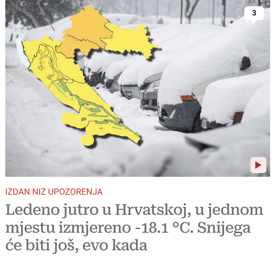 antekarin's tweet photo. Nakon što je ljetos bilo vruće, ovu zimu je opet hladno. Užas. #dokad https://t.co/yxtrBAUzx2