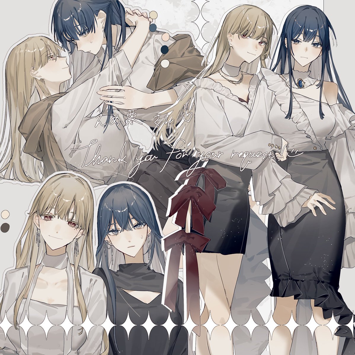 _n__ff's tweet image. #skeb 遅くなりましたが、、、リクエストありがとうございました🫶❗️