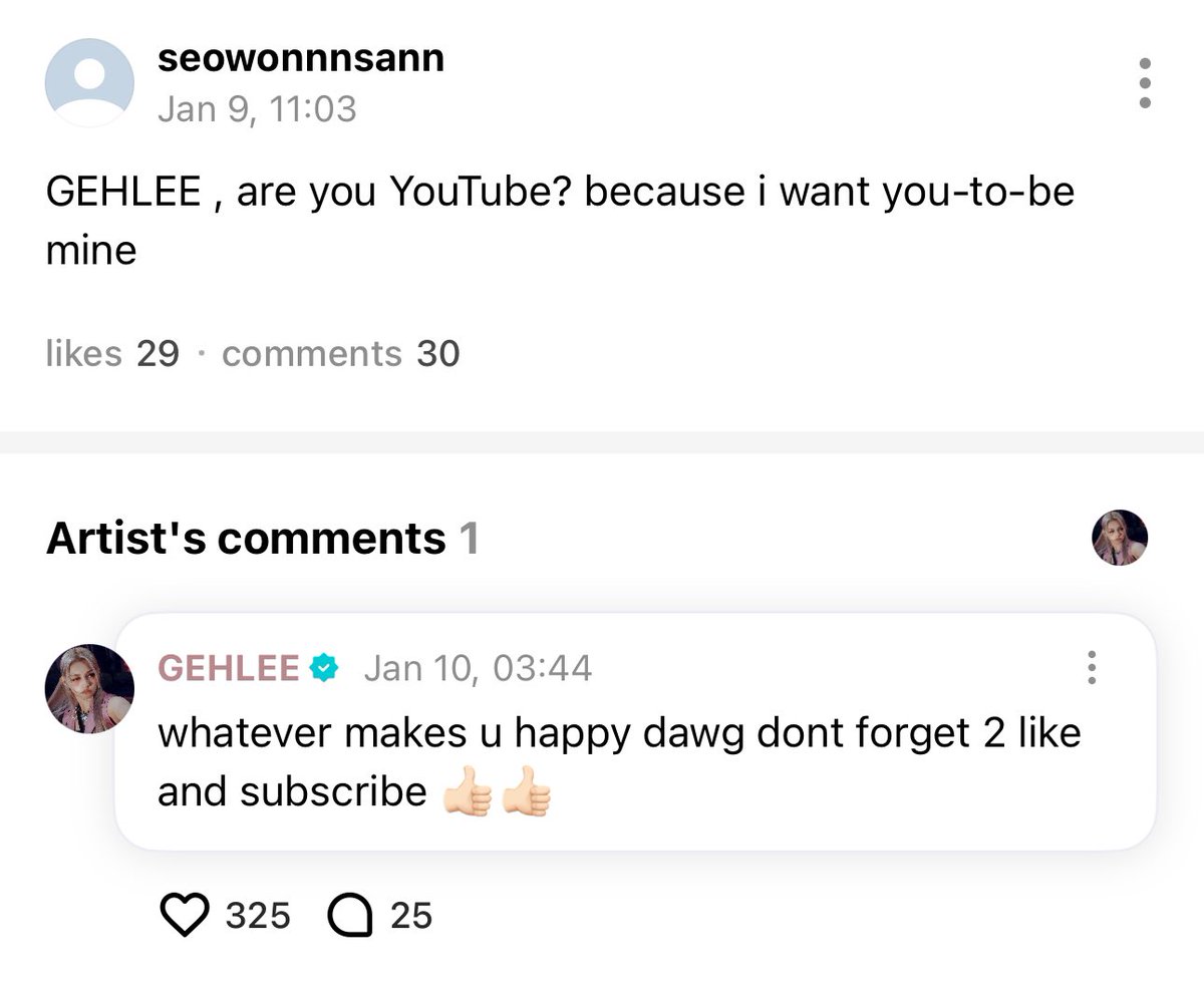 gehleeeys's tweet image. the idol                                  what she said