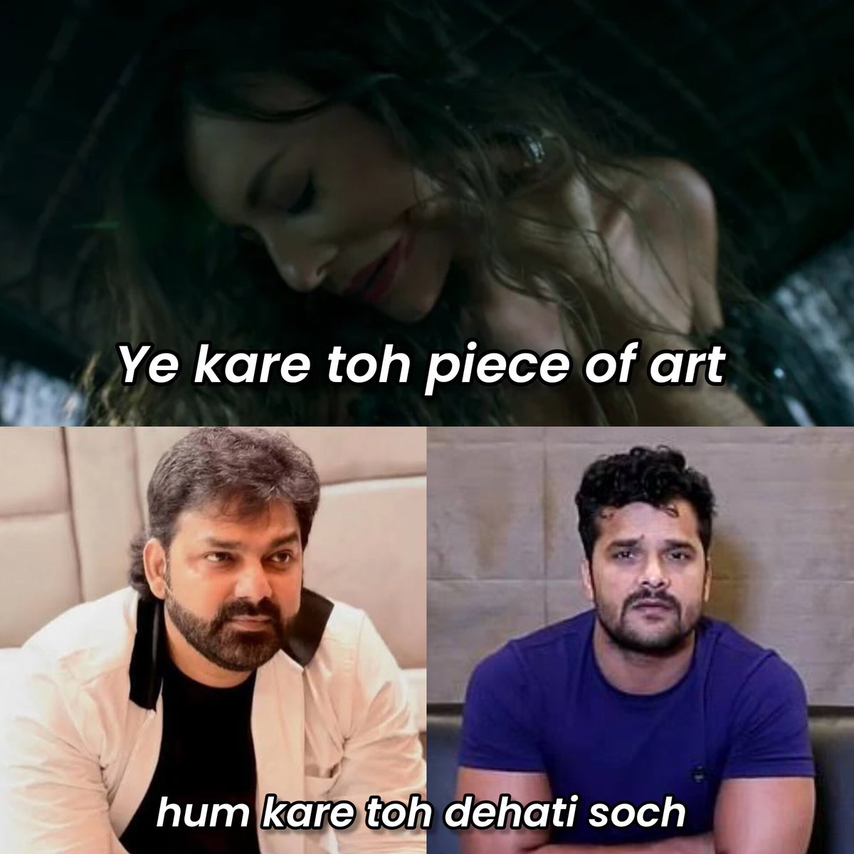 iiamkrshn's tweet photo. Feel for bhojpuri cinema 😭 https://t.co/n6PipsNtTJ