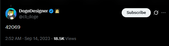 42069 Fan tweet media