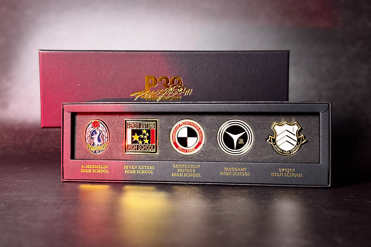 【希少】ペルソナ2 七姉妹学園 校章 ピンズ Amazon.co.jp: ペルソナ2 七姉妹学園 校章 ピンバッジ ワッペン セット