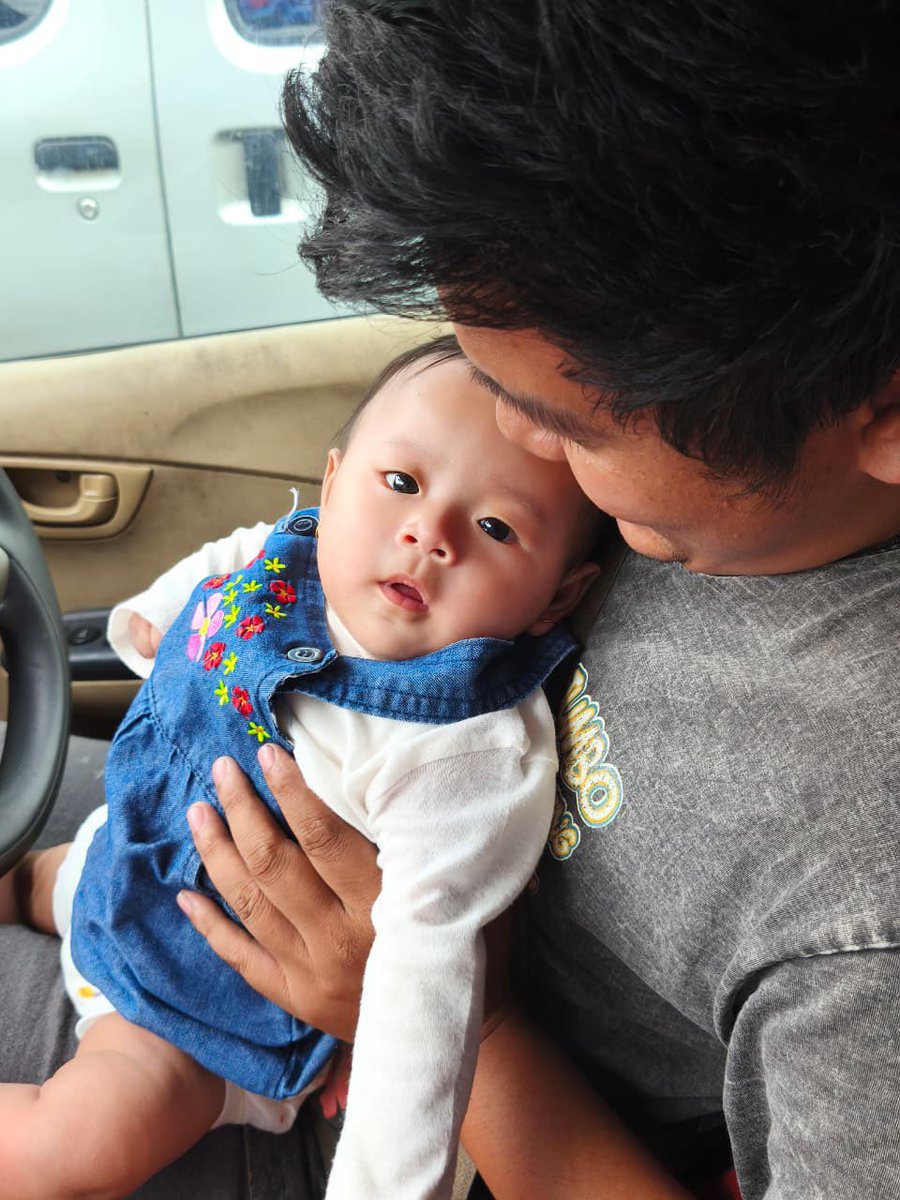 ceresssyek's tweet image. si cantik mamah &amp;amp; papah😍