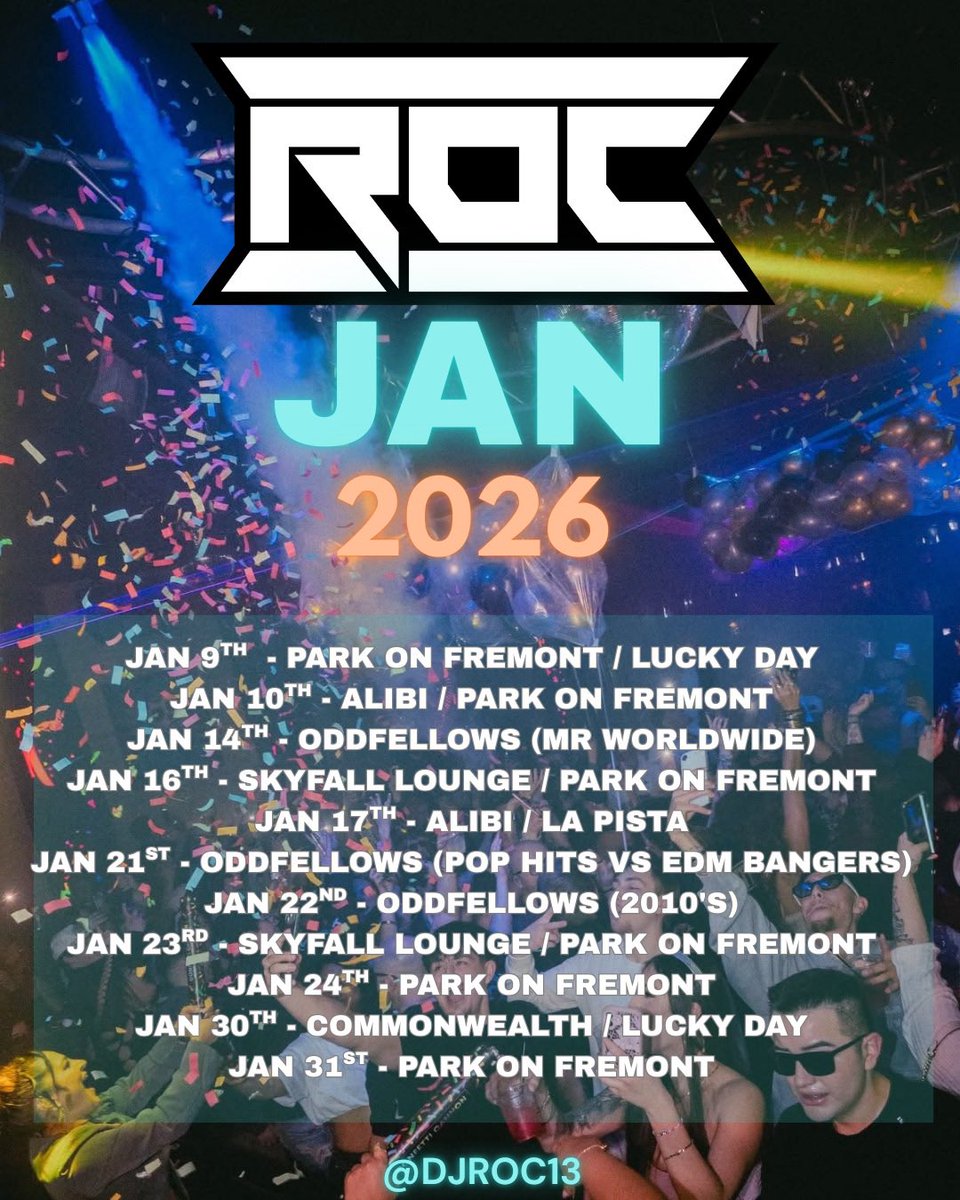 Jan Schedule