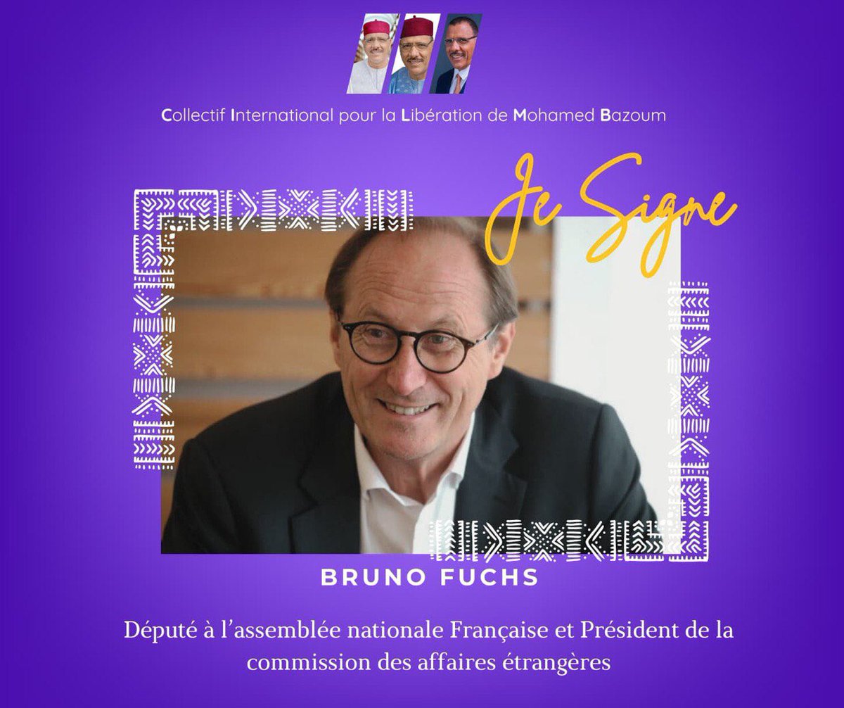 Depuis juillet 2023, toutes nos énergies vont vers la libération du Pdt Bazoum. J’ai signé une lettre de soutien en ce sens. Je tenais à dire publiquement que cet engagement ne saurait être utilisé à d’autres fins que je ne partage pas et sur lesquelles je ne me suis pas exprimé.