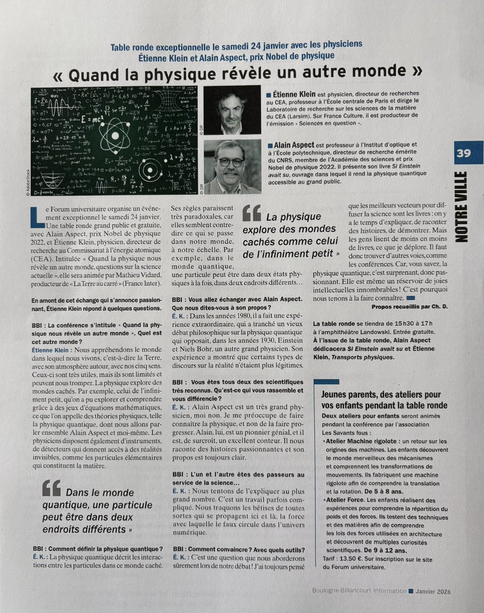 Etienne KLEIN tweet media