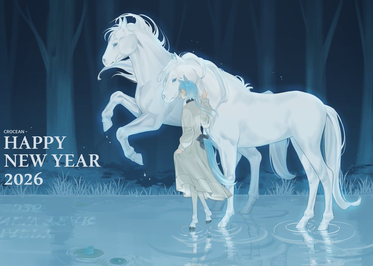 HAPPY NEW YEAR 2026 
สคส.ปีม้าค่ะะ ขอให้ทุกคนเจอแต่เรื่องดีๆมีความสุขเยอะๆนะคะะ✨🍀💖 

ในที่สุดก็เข็นจนเสร็จได้จริงๆ😭
#HNY2026✨