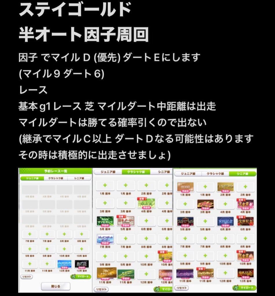 karihuraumamune's tweet photo. アグネスタキオンの研究始まったので
ステイゴールドの継承強いけど
因子周回どうやるのって言う人に
やり方を超簡単で簡単すぎるまとめてみました
やってみて下さい‼️
#ウマ娘 
#ゲームウマ娘 
#umamusume https://t.co/nk3k3XrcQn