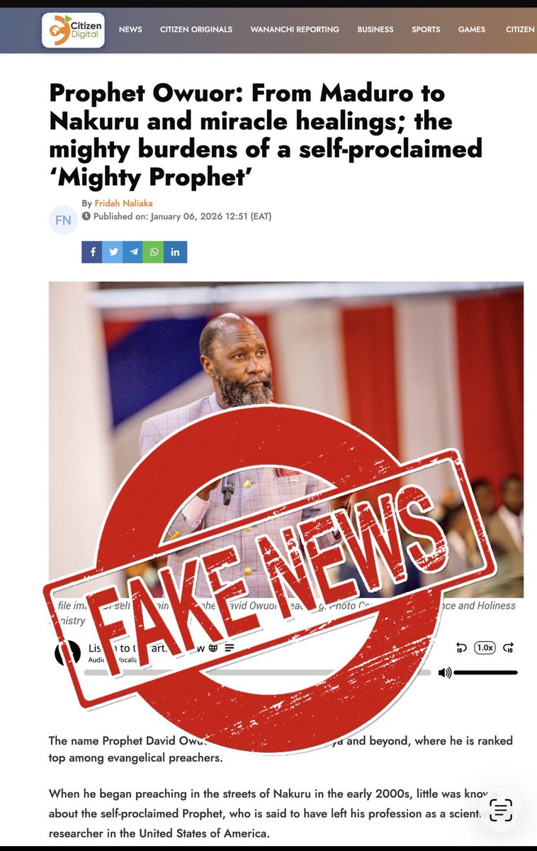 FestusMutai17's tweet photo. Citizen digital has stopped low kabisa with fake news. The  Mighty Prophet of the LORD accurately gave Prophecy OF 8.8 Magnitude Asia earthquake fulfilled in 10 months

https://t.co/tv6hZSONh0

#citizendigitalfakenews
@citizentvkenya https://t.co/VaZ39ptXgk