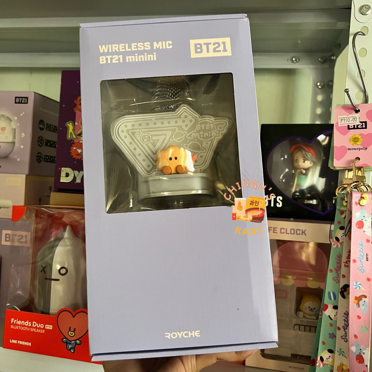 chingus_kartph's tweet photo. #ChingusKart_ONHAND - BT21 MININI WIRELESS MIC

💵 ₱1,100 + lsf

RJ ✅
SHOOKY ✅
CHIMMY ✅
TATA ✅

📍Bulacan
💸 GCash / BDO / Maya
🚚 LBC / J&amp;T / GGX / SDD

🏷️ wts lfb ph bts https://t.co/SVBfKoOMFe
