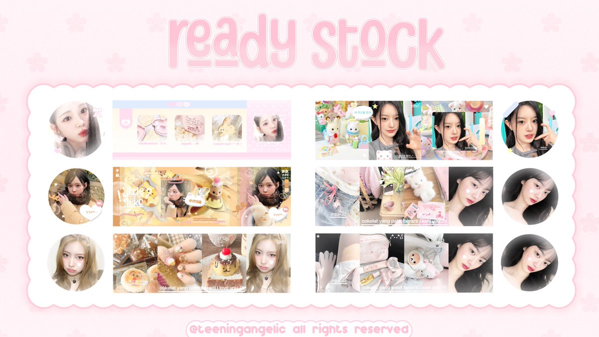 teeningangelic's tweet image. help repost, ありがとう! ♡︎ㅤ

hell๑! miyu punya 17 layout ready stock clearance sale ꒰ 4.000 - 6.000 ꒱
bisa retext dengan fee +1.000 dan bisa untuk sponsoran juga, jajan yuk teman-teman! ૮ ˶ᵔ ᵕ ᵔ˶ ა ♥︎

#zonauang ꒰ cek alt yaa untuk melihat harganya! ꒱ ֶָ֢