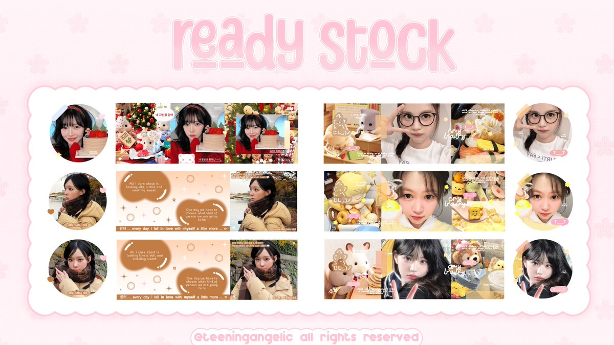 teeningangelic's tweet image. help repost, ありがとう! ♡︎ㅤ

hell๑! miyu punya 17 layout ready stock clearance sale ꒰ 4.000 - 6.000 ꒱
bisa retext dengan fee +1.000 dan bisa untuk sponsoran juga, jajan yuk teman-teman! ૮ ˶ᵔ ᵕ ᵔ˶ ა ♥︎

#zonauang ꒰ cek alt yaa untuk melihat harganya! ꒱ ֶָ֢