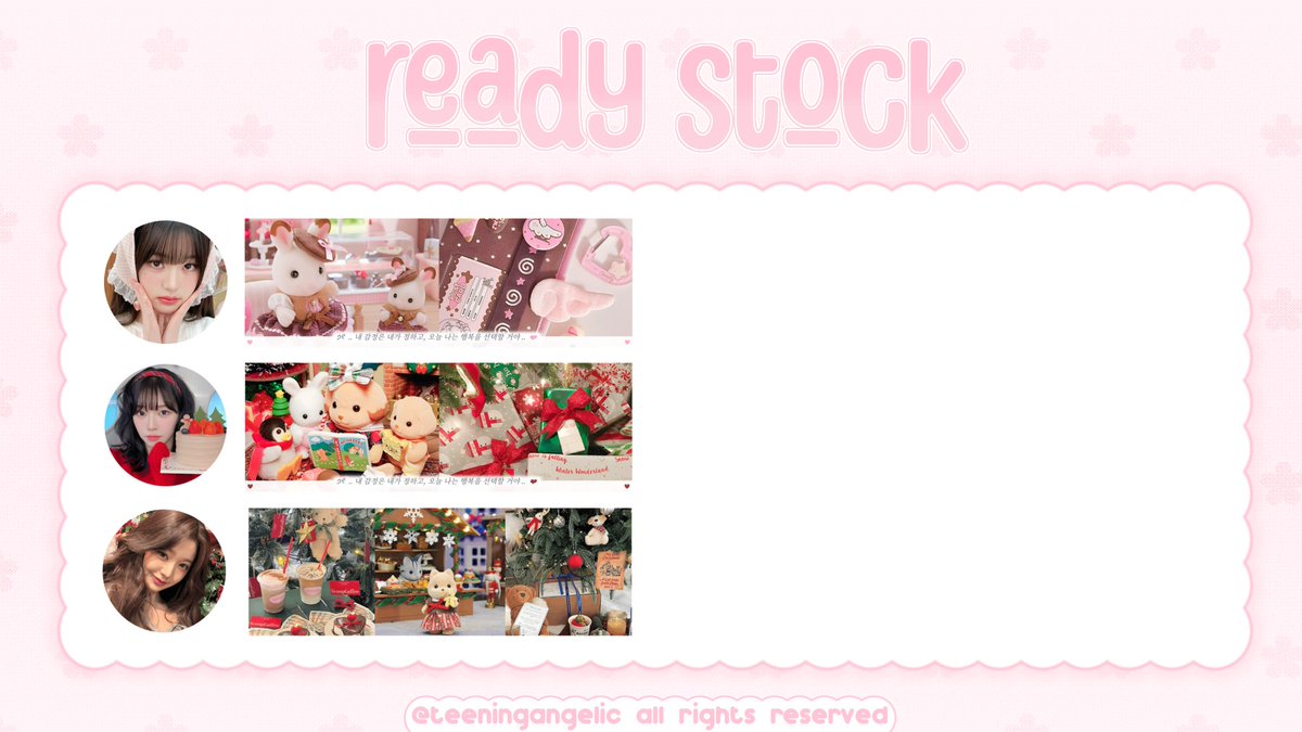 teeningangelic's tweet image. help repost, ありがとう! ♡︎ㅤ

hell๑! miyu punya 17 layout ready stock clearance sale ꒰ 4.000 - 6.000 ꒱
bisa retext dengan fee +1.000 dan bisa untuk sponsoran juga, jajan yuk teman-teman! ૮ ˶ᵔ ᵕ ᵔ˶ ა ♥︎

#zonauang ꒰ cek alt yaa untuk melihat harganya! ꒱ ֶָ֢