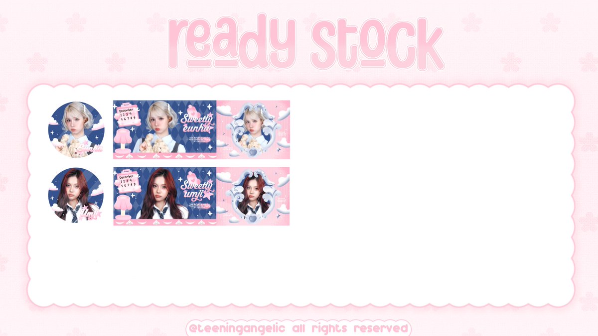 teeningangelic's tweet image. help repost, ありがとう! ♡︎ㅤ

hell๑! miyu punya 17 layout ready stock clearance sale ꒰ 4.000 - 6.000 ꒱
bisa retext dengan fee +1.000 dan bisa untuk sponsoran juga, jajan yuk teman-teman! ૮ ˶ᵔ ᵕ ᵔ˶ ა ♥︎

#zonauang ꒰ cek alt yaa untuk melihat harganya! ꒱ ֶָ֢