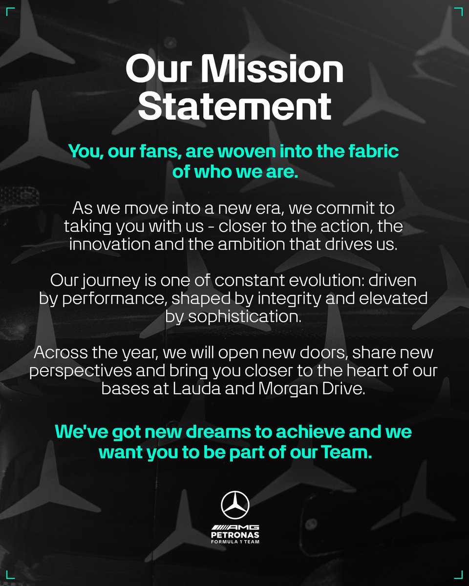 MercedesAMGF1's tweet image. Our commitment to you 🩶🖤