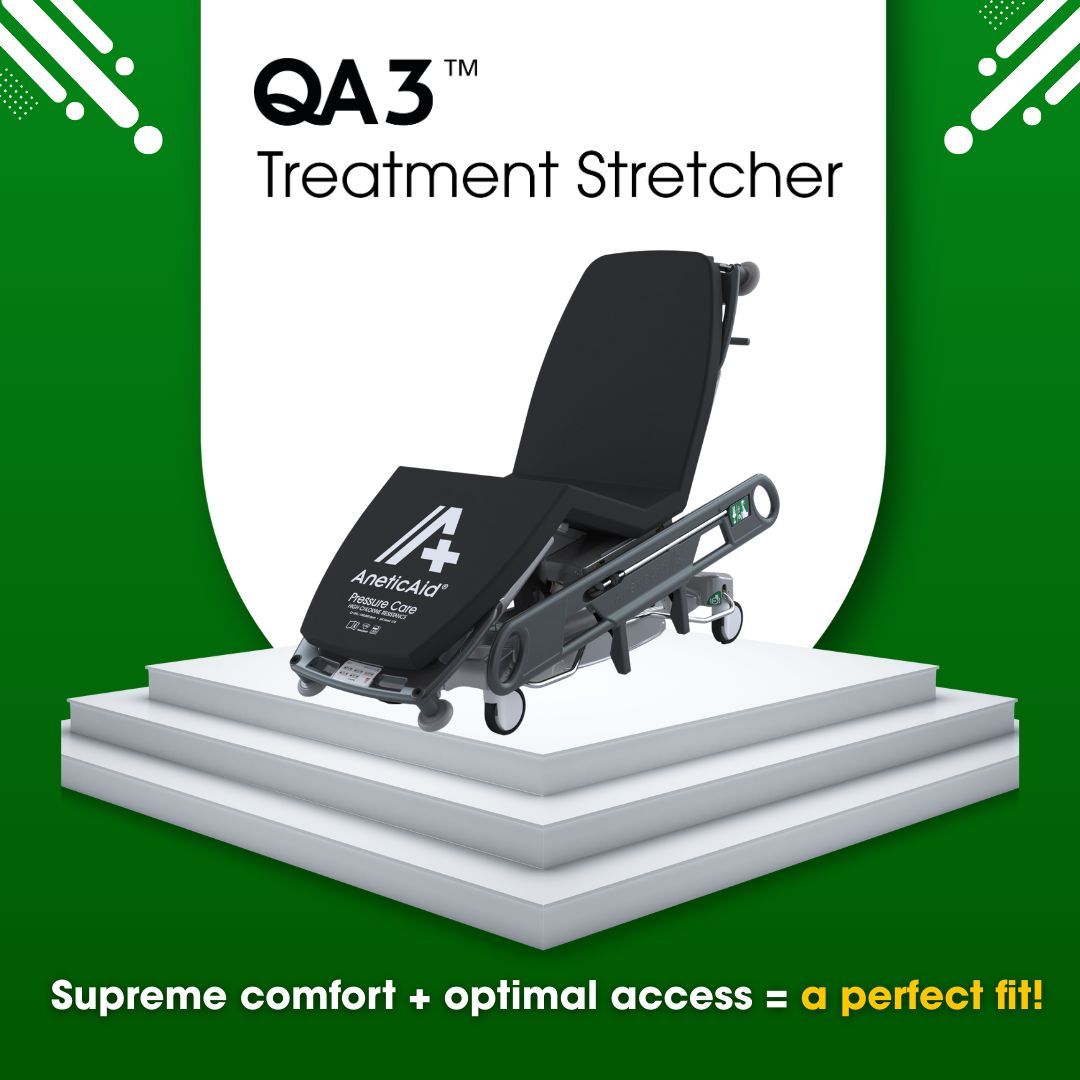Can you have supreme comfort and optimal access? Yes, you can.

Meet the QA3™ Treatment Stretcher — powered, elevated, and designed for outstanding surgical access.

👉 buff.ly/nAmggzz

#ThinkAnetic #PatientComfort #SurgicalAccess #Treatment #Stretcher
