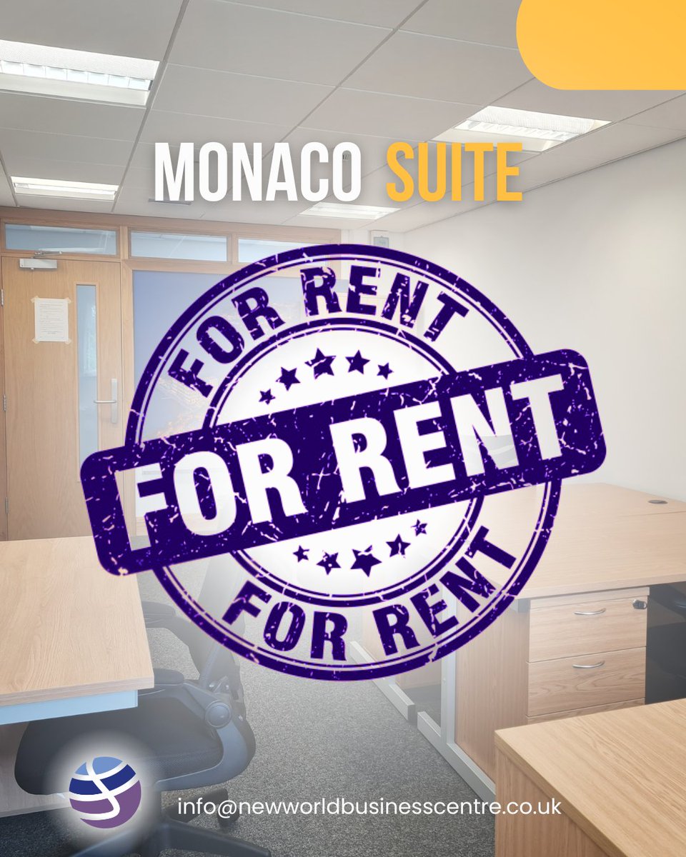 📷 Office Space Available – Monaco Suite
Looking for a ready-to-go workspace? Monaco Suite is now available!
📷 Furnished office
📷 Up to 6 desks
📷 Available now
Perfect for a growing team or professionals who want a polished, private space.
📷 Message us to schedule a viewing!
