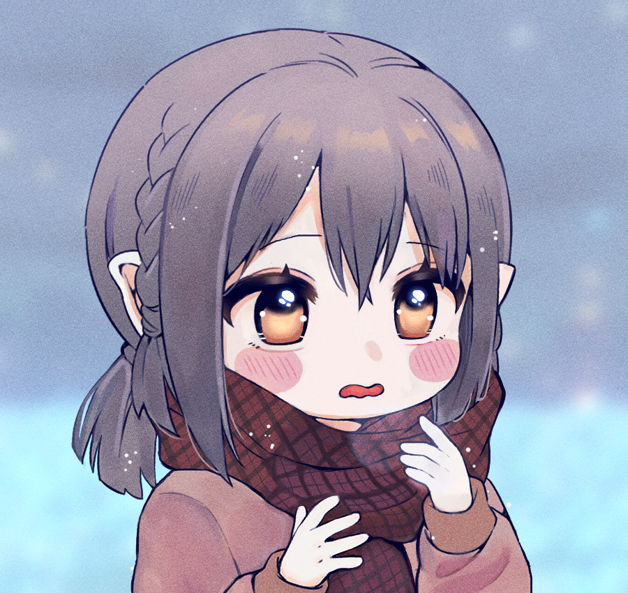 chobirume's tweet photo. 寒いね❄ https://t.co/jENxT0oPx6