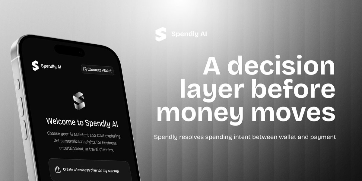 SpendlyAI's tweet image. Ever paused before buying something and thought:

“Do I actually need this?”

We don’t fail at paying,
we fail at the decisions before we pay.

Spendly AI introduces a new layer between your wallet and the world:
a decision layer.
For business, travel, or entertainment…
Spend…