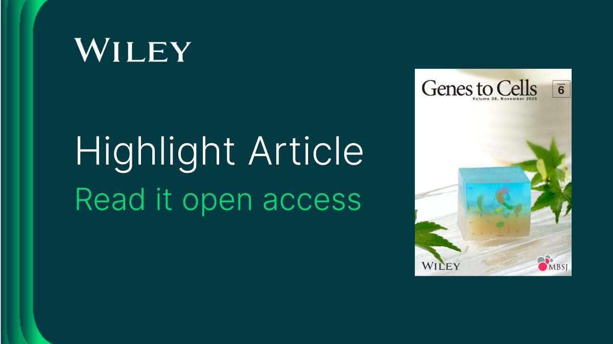 Wiley Life Sciences tweet media