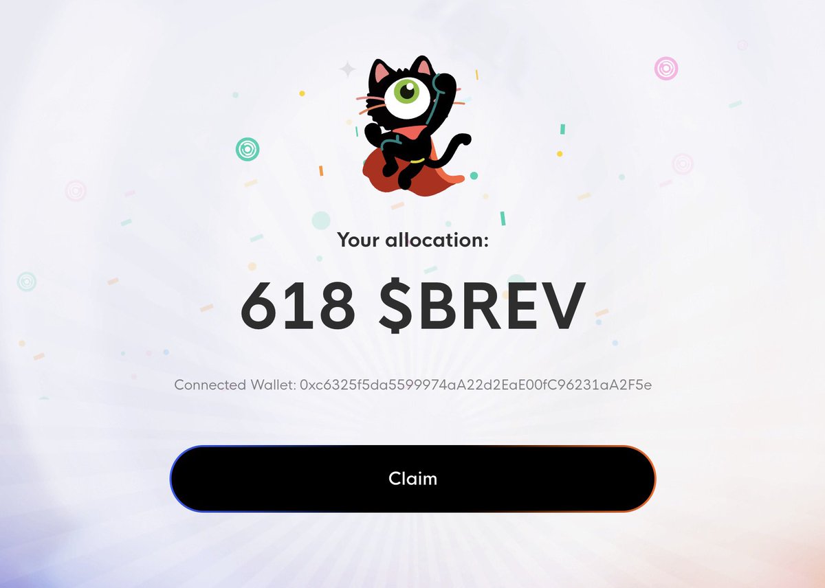 If you are a member of LINEA ignition or an active DeFi user, you can check your wallet for the $BREV airdrop from <a href="/brevis_zk/">Brevis</a> 

claim.brevis.network