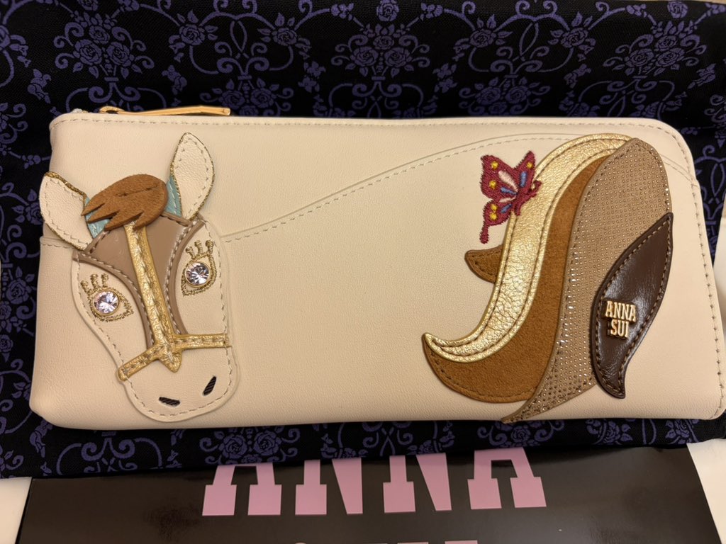 ANNA SUIの干支財布購入！ お馬ちゃん可愛い！現金決済することが 減っ
