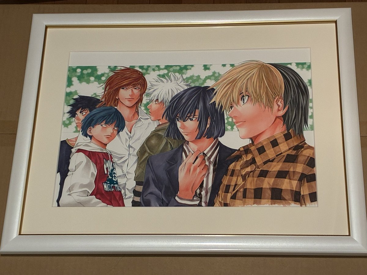 やっと届いたヒカルの碁複製原画！ 流石に 壮観なり