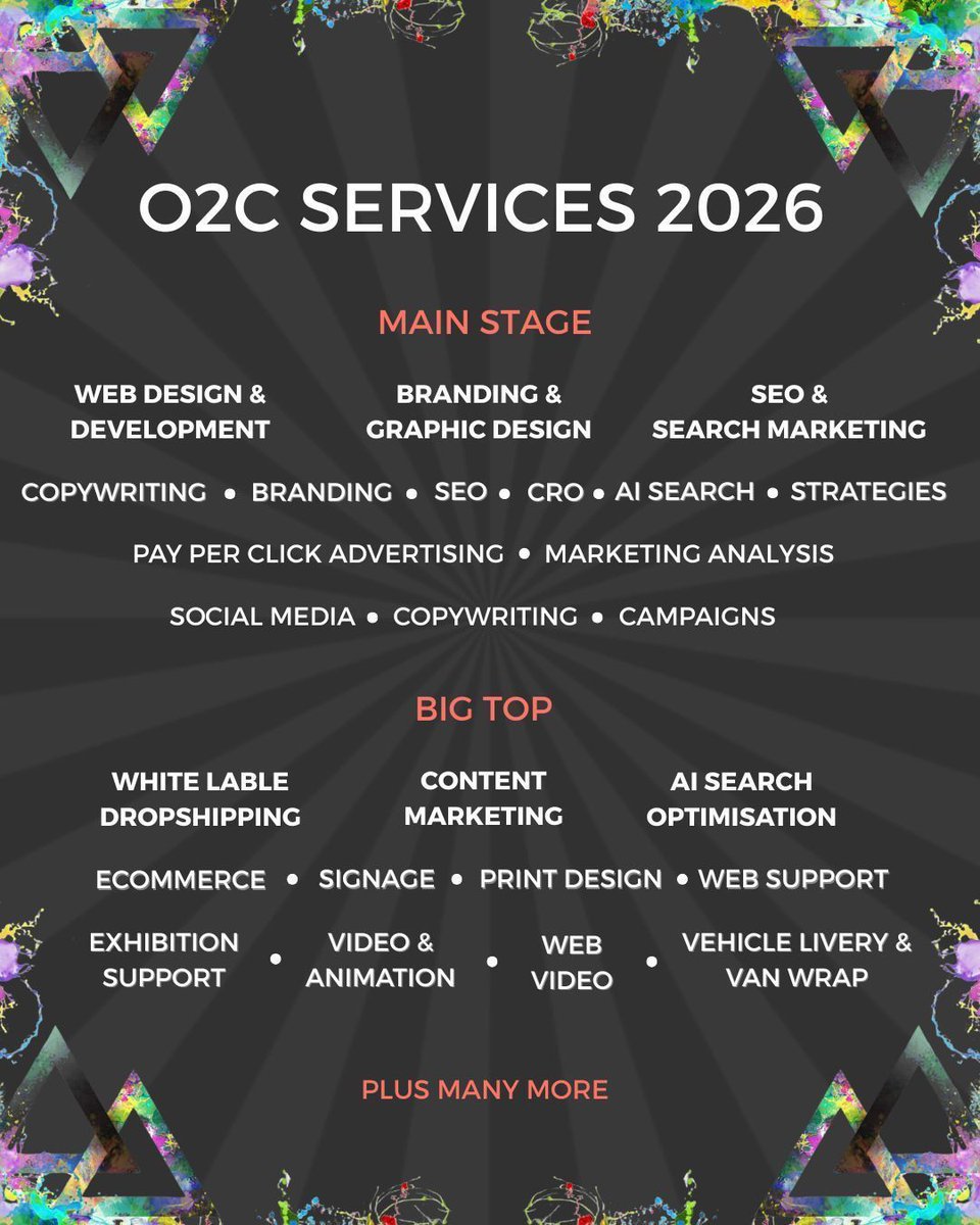 One2create 2026 Service Lineup 🎉

From strategy to execution, our possibilities are endless! We're bringing next-level services to help your business succeed online and off, all delivered by our expert in-house team. 

Check out our services 👇 one2create.co.uk/services/