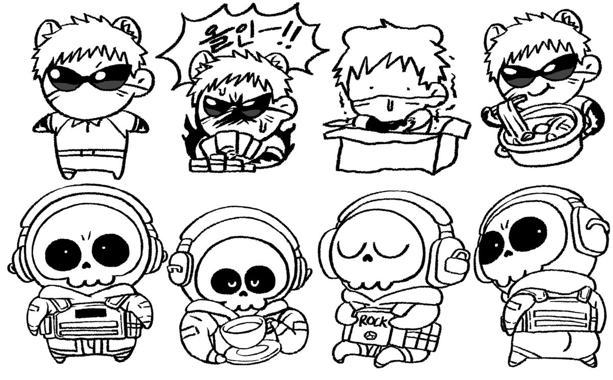 sweetsudalgom's tweet image. 야호!! 호랑이랑 고스트도 다 그렸다!!
역시 발등에 불 떨어지는게 최고인건가...