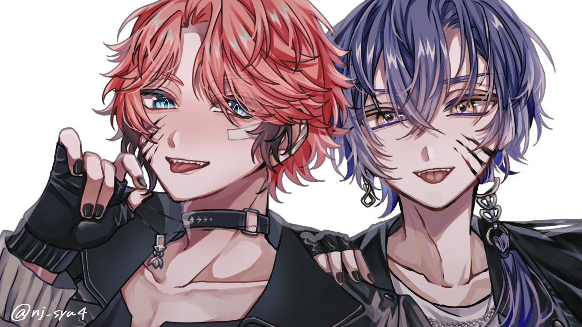 𝐖𝐨𝐥𝐟 🩷💙
#ぎゃうるふ #ドロウイング  #紙とウェン